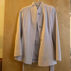 Reiss cream/light pink pea coat like-new condition
